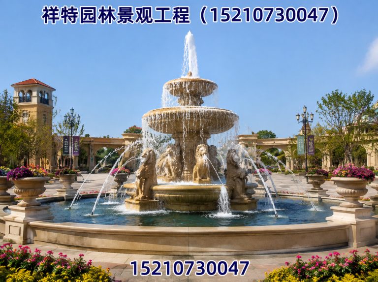 定州市音乐喷泉展示图