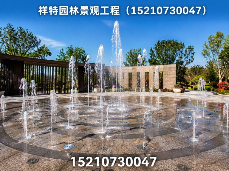 定州市喷泉工程展示图